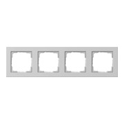 Gira Abdeckrahmen 4-f. grau 021437-1