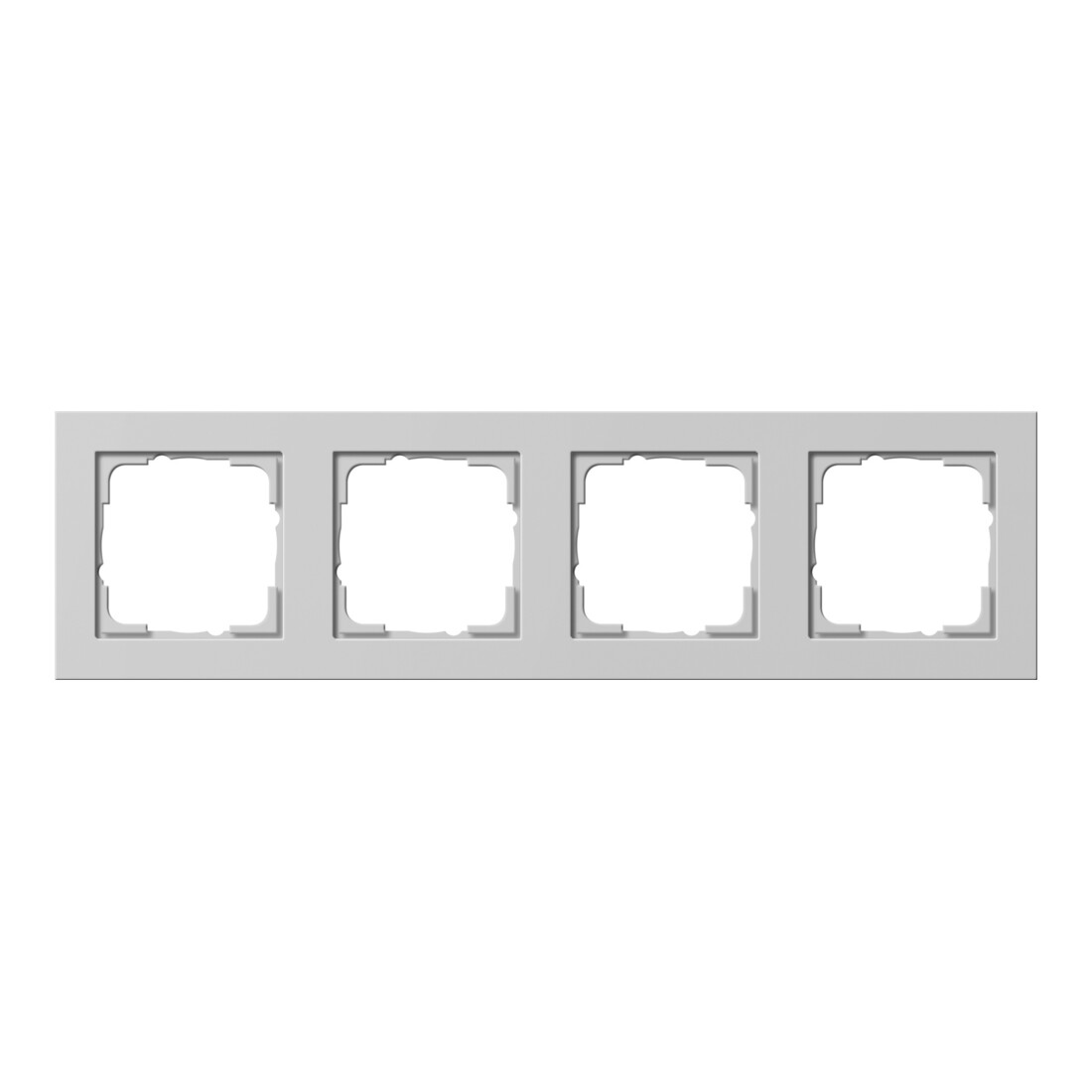 Gira Abdeckrahmen 4-f. grau 021437