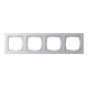 Gira Abdeckrahmen 4f.alu E2 021425