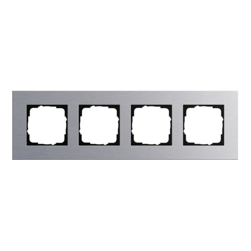 Gira Abdeckrahmen 4f.alu Esprit 021417