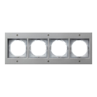 Gira Abdeckrahmen 4f.alu TX44 021465