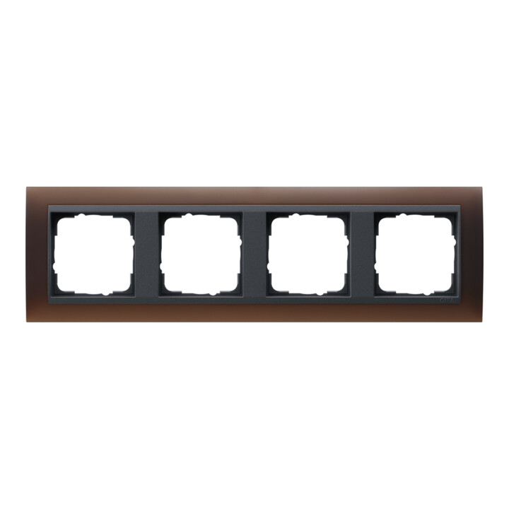 Gira Abdeckrahmen 4f.opak dbr 021413