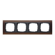 Gira Abdeckrahmen 4f.opak dbr 021413-3