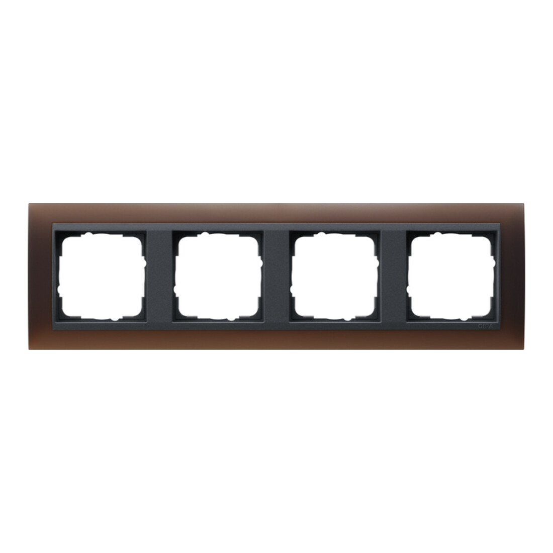 Gira Abdeckrahmen 4f.opak dbr 021413