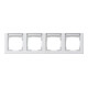 Gira Abdeckrahmen 4f.rws waagerecht, bruchsi. 109429-1