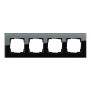 Gira Abdeckrahmen 4f. sw-glas Esprit 021405-3