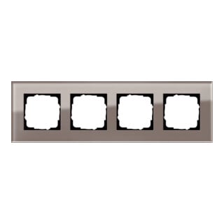Gira Abdeckrahmen 4fach Esprit Glas Umbra 0214122