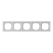 Gira Abdeckrahmen 5-f. grau 021537-1
