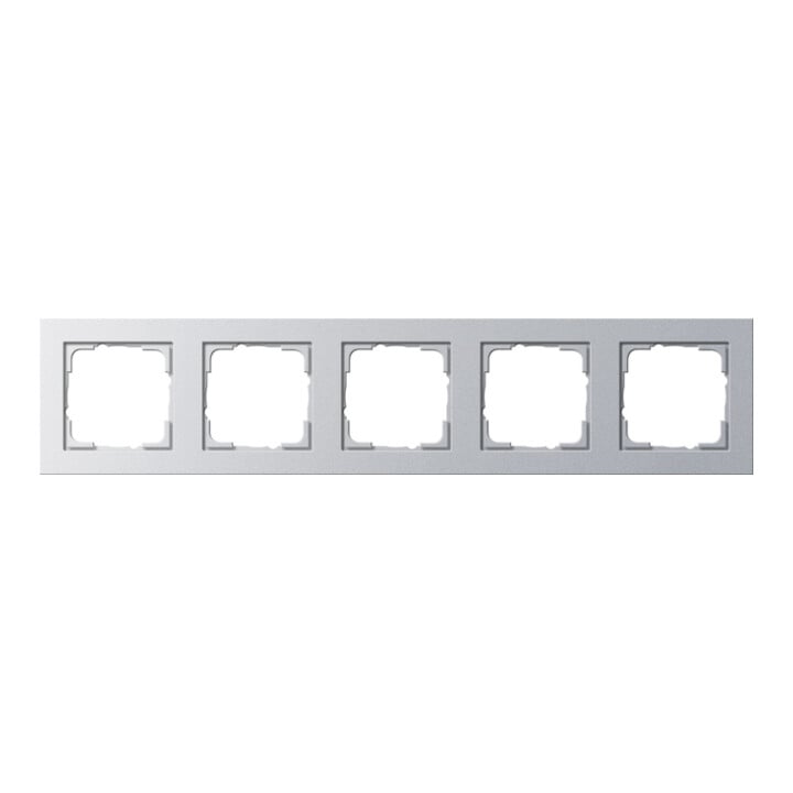 Gira Abdeckrahmen 5f.alu E2 021525