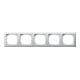 Gira Abdeckrahmen 5f. rws-gl bruchsicher 021503