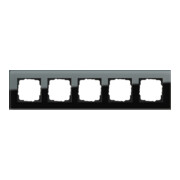 Gira Abdeckrahmen 5f. sw-glas Esprit 021505-3