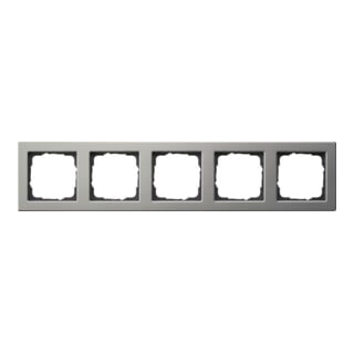 Gira Abdeckrahmen 5fach Edelstahl 021533