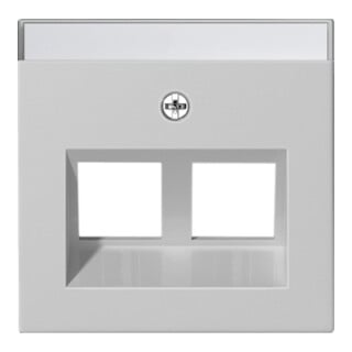 Gira Abdeckung 2-fach 30° grau matt 2640015