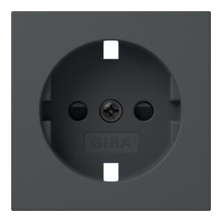 Gira Abdeckung SCHUKO-Steckdose 492128 Anthrazit