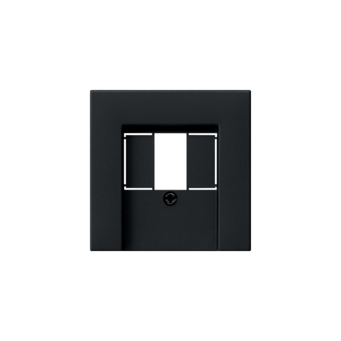 Gira Abdeckung sw TAE USB 0276005