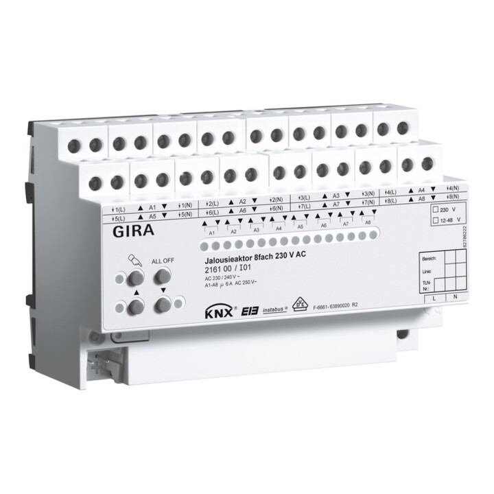 Gira Actionneur volet roulant AC KNX/EIB REG 216100