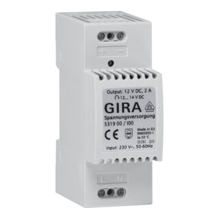 Gira Alimentation 12V DC 2A REG 531900
