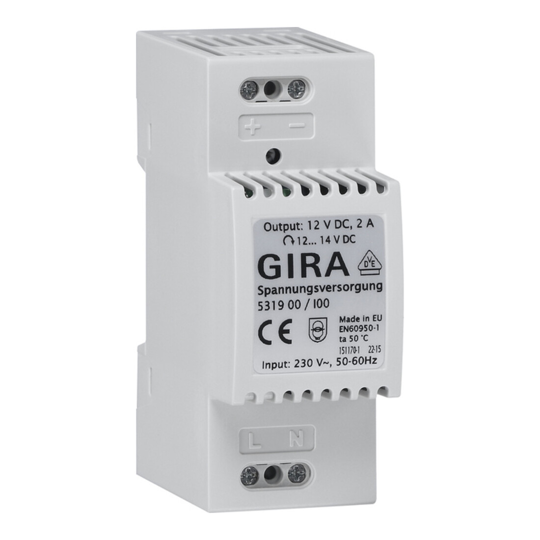 Gira Alimentation 12V DC 2A REG 531900