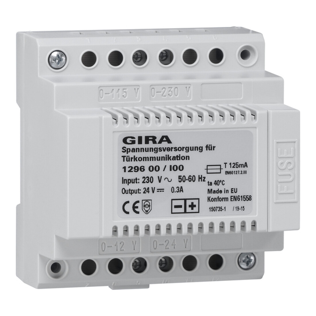 Gira Alimentation électrique 129600