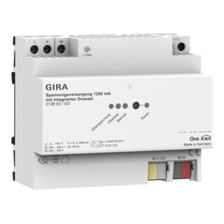 Gira Alimentation KNX 1280mA avec inductance REG 213800