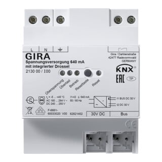 Gira Alimentation KNX 640mA avec inductance REG 213000