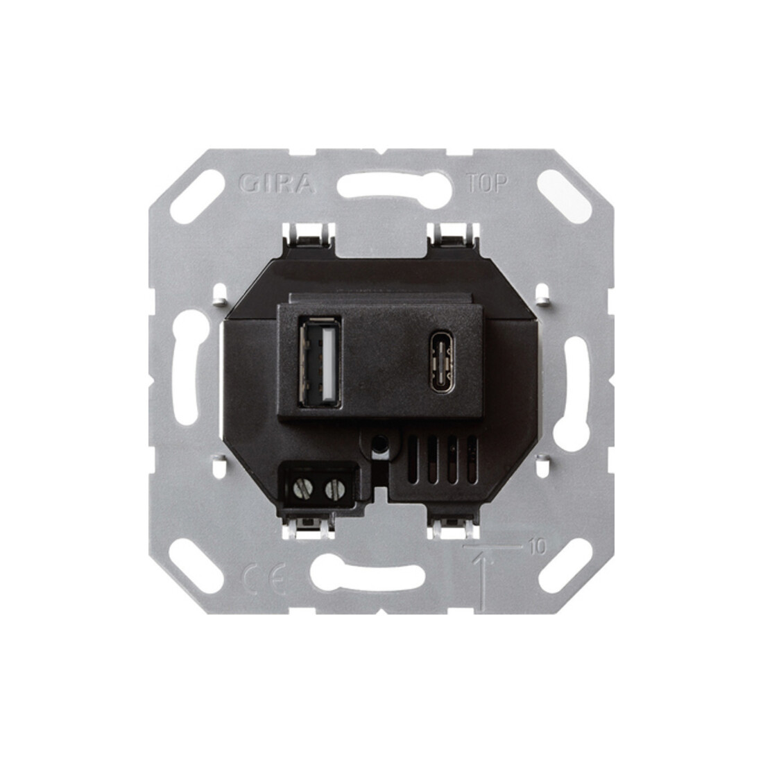 Gira Alimentation USB 2x type A/C module 236900