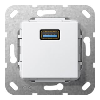 Gira Anneau de fixation encastré USB A rws Adaptateur de genre 568203