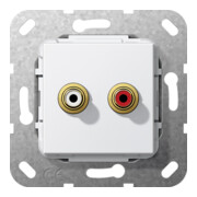 Gira Anneau de support encastré pour connexion audio Cinch soudée rws 563203-1