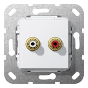 Gira Anneau de support encastré pour connexion audio Cinch soudée rws 563203-3