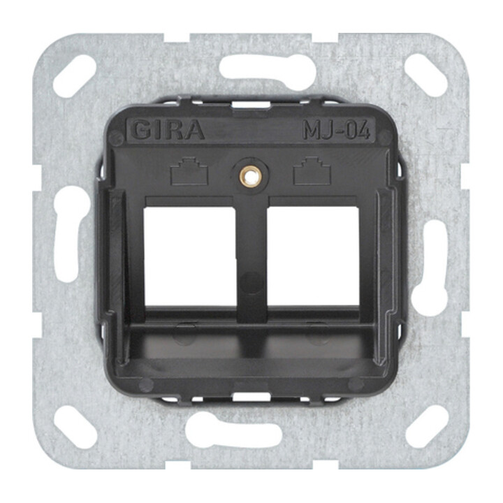 Gira Anneau porteur modulaire Jack 4 double encastré 560400