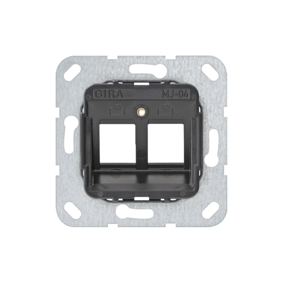 Gira Anneau porteur modulaire Jack 4 double encastré 560400