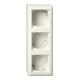 Gira AP-Gehäuse 3f + Rahmen Standard 55 Cweiß 106301