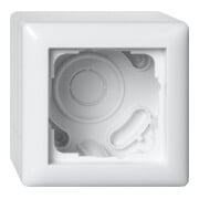 Gira Boîtier en saillie 1f + cadre Standard 55 blanc Rweiß 106103-1