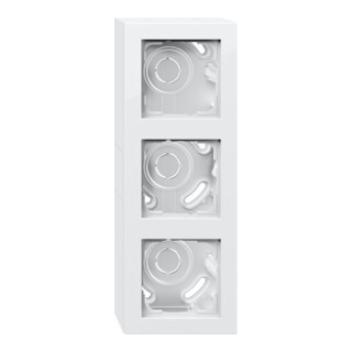 Gira Boîtier en saillie 3 fois blanc pur 106329