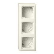 Gira Boîtier en saillie 3f + cadre Standard 55 blanc 106301-1