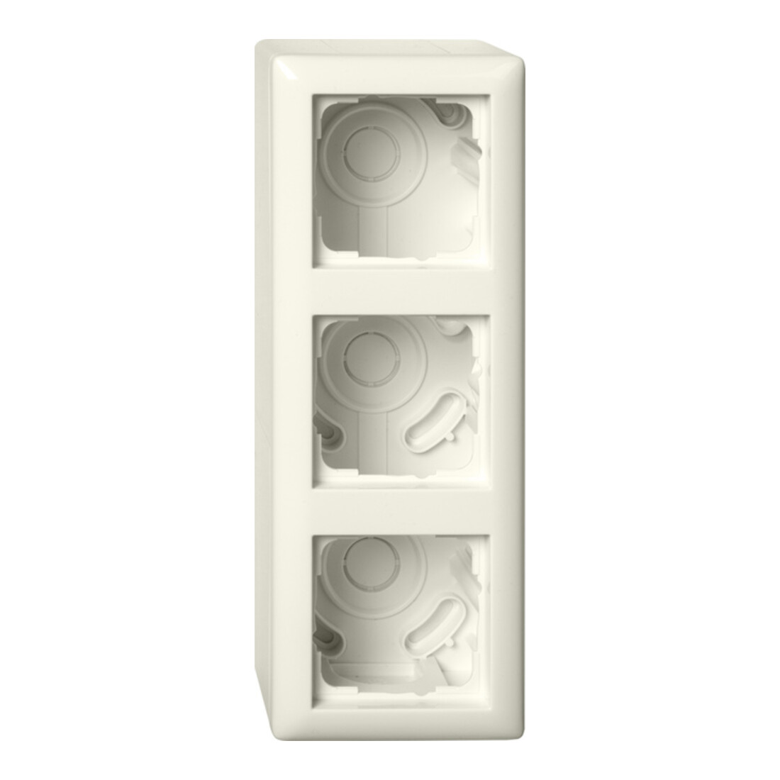 Gira Boîtier en saillie 3f + cadre Standard 55 blanc 106301