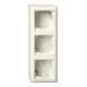 Gira Boîtier en saillie 3f + cadre Standard 55 blanc 106301