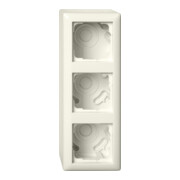 Gira Boîtier en saillie 3f + cadre Standard 55 blanc 106301-3
