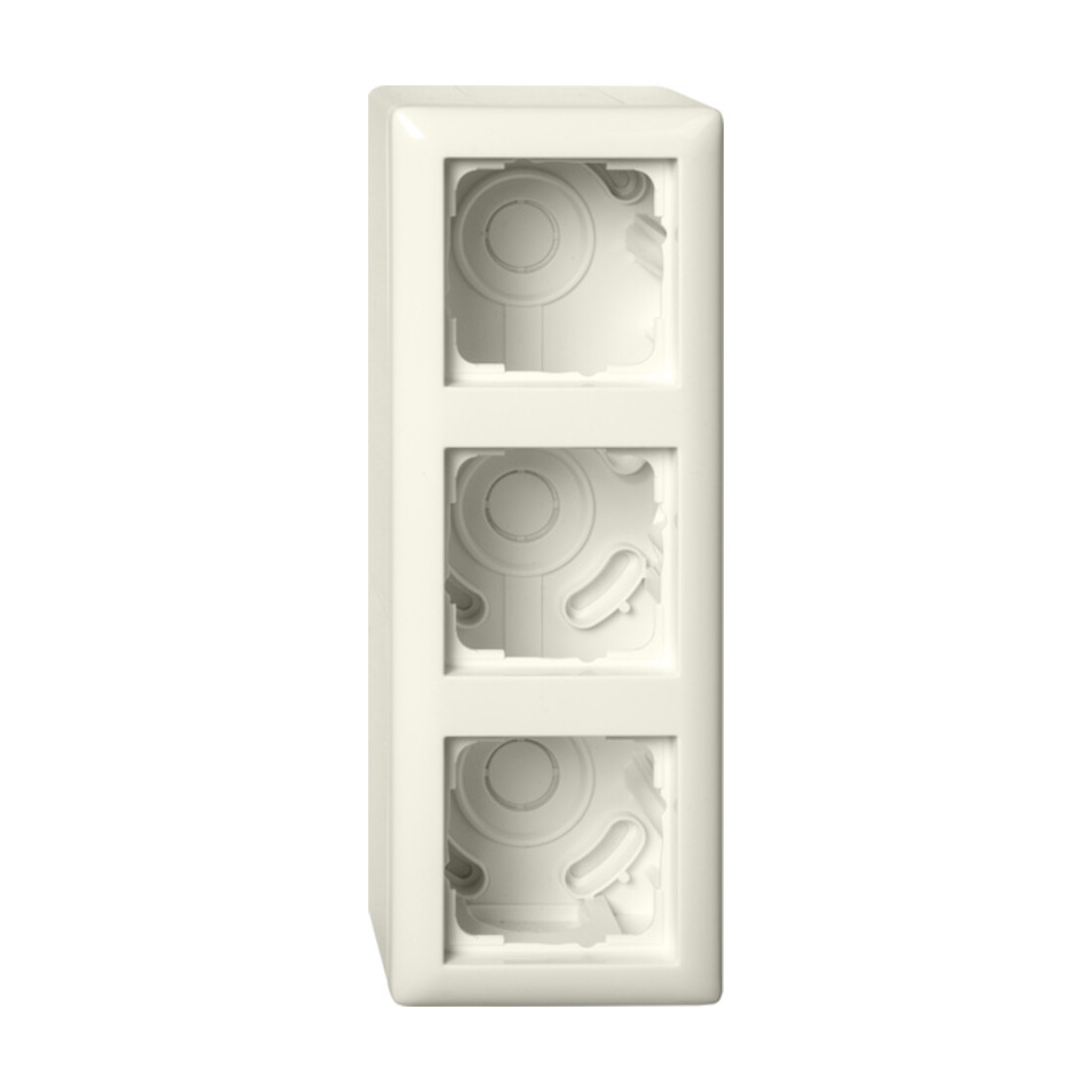 Gira Boîtier en saillie 3f + cadre Standard 55 blanc 106301