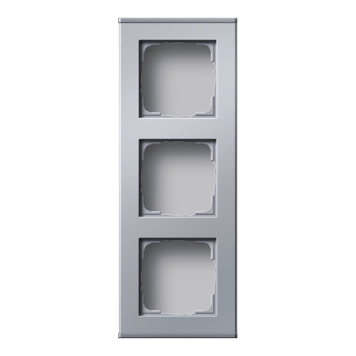 Gira Boîtier triple alu 136326