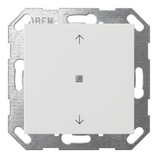 Gira Bouton-poussoir bascule KNX 1f blanc pur