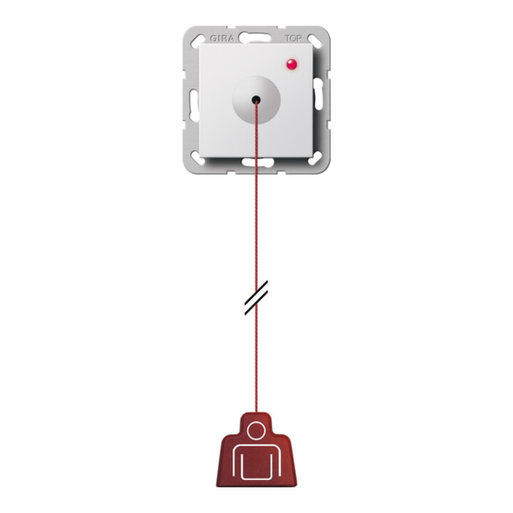 Gira Bouton-poussoir blanc pur 291203