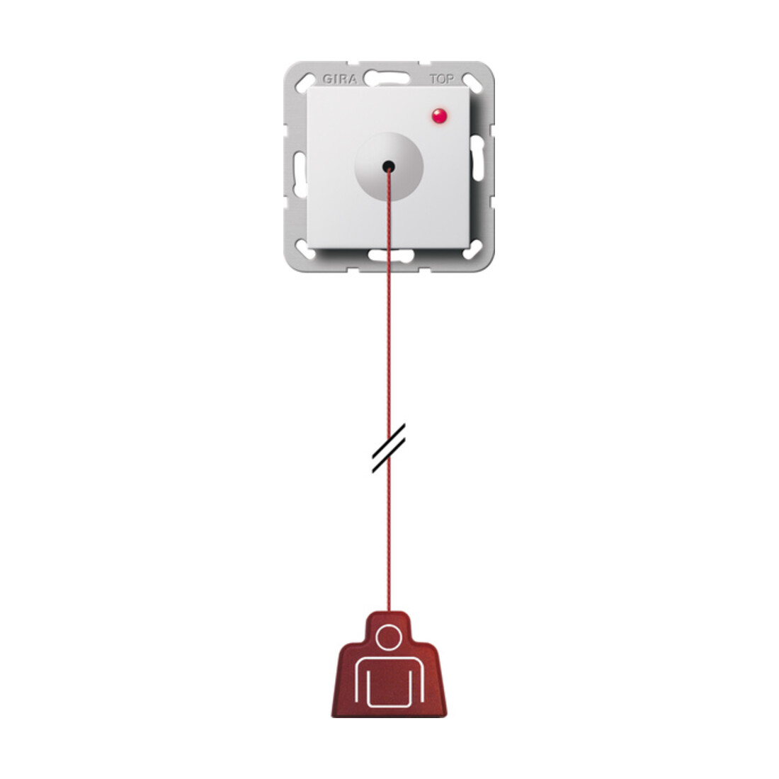 Gira Bouton-poussoir blanc pur 291203