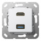 Gira Câble HDMI USB 3.0 A, longueur variable, rws 567903