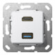 Gira Câble HDMI USB 3.0 A, longueur variable, rws 567903