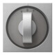 Gira Cache avec bouton alu Jalousie, System55 066626