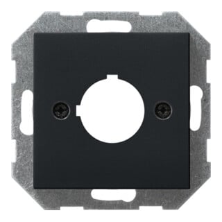 Gira Cache bague de support 22,5 mm noir mat