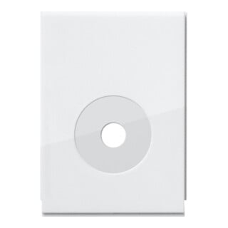 Gira Cache entrée de câble 1 module Système 55 blanc 106503