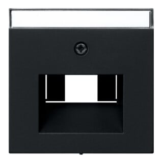 Gira Cache noir BSF UAE/IAE + réseau 0284005