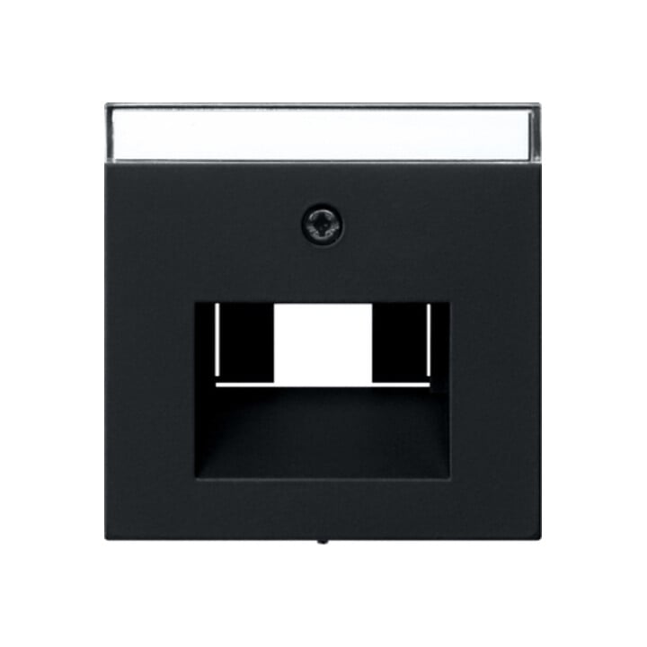 Gira Cache noir BSF UAE/IAE + réseau 0284005